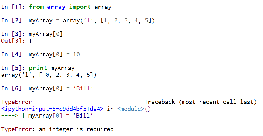 Data Structures – Arrays Python « PD4CS - Python programming, common student student projects